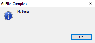 A screenshot of a Legato message box showing a command-line parameter