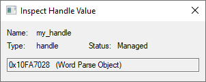 Handle Value Type inspector dialog